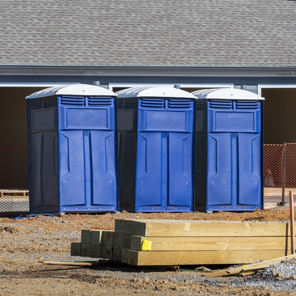 how can i report damages or issues with the porta potties during my rental period in Southern Md Facility